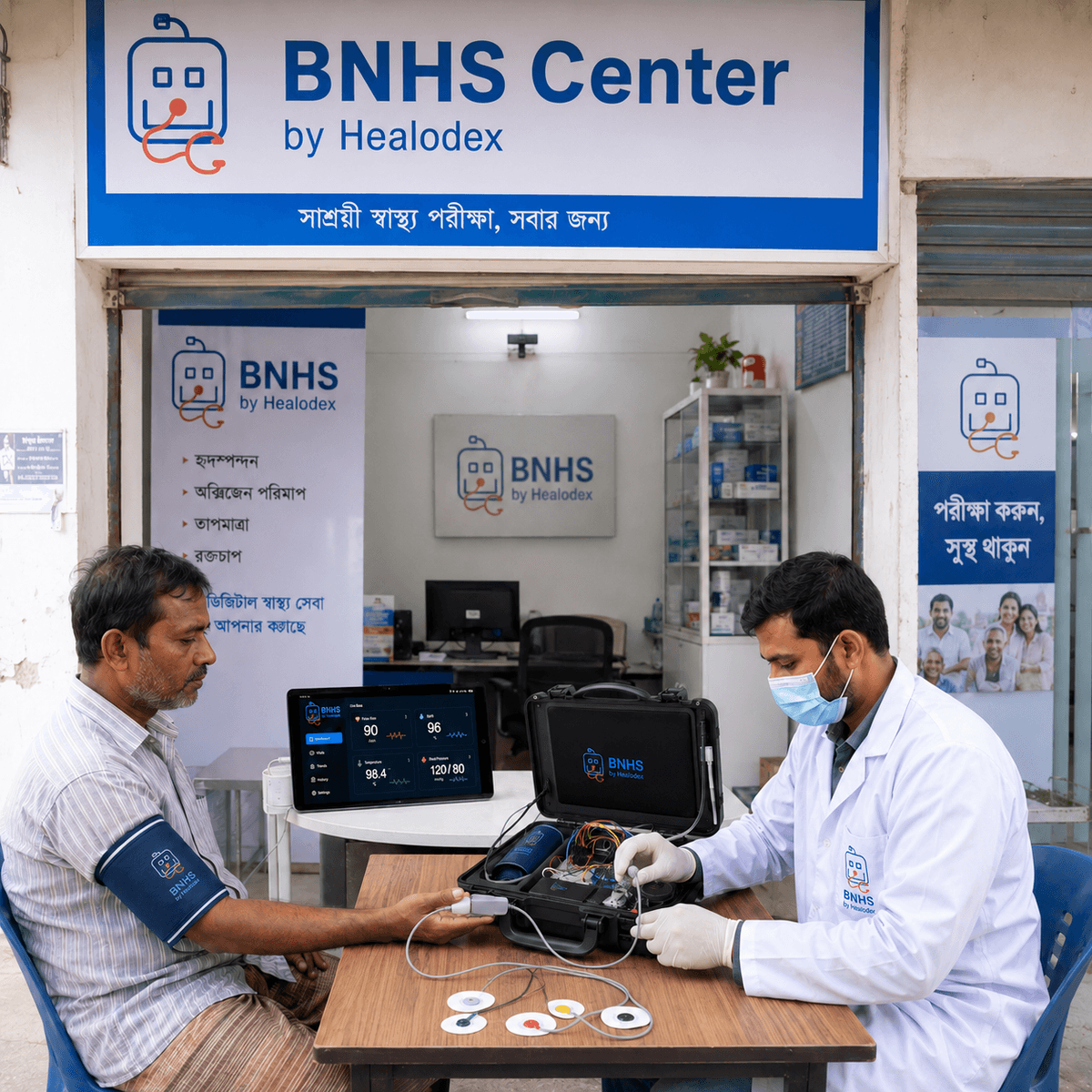 Healodex Kit / Kiosk for BNHS centres and Upazila health complexes