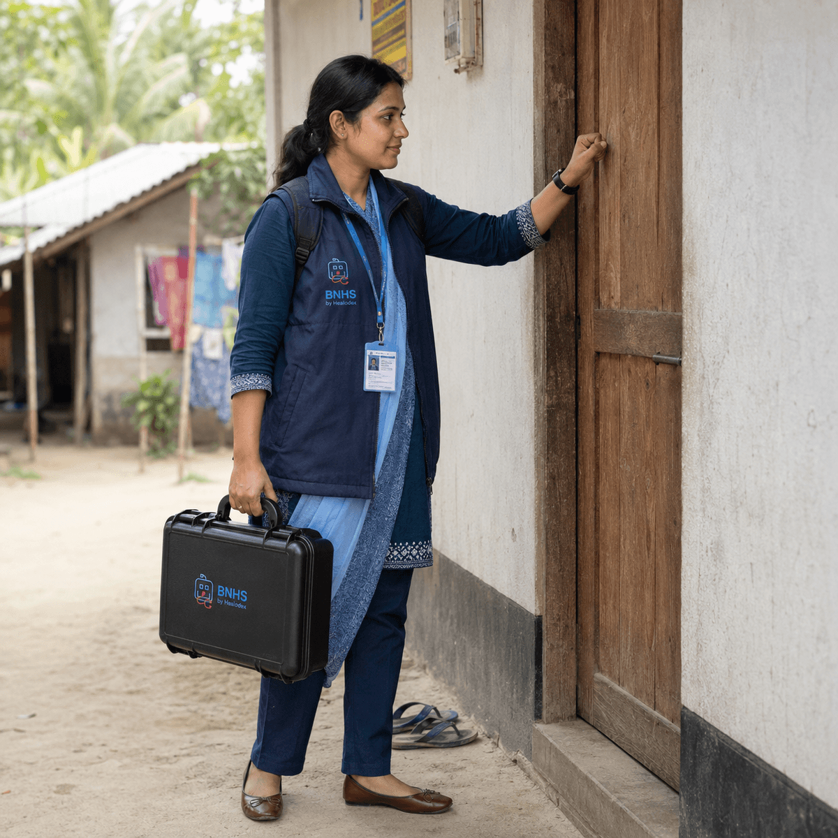 Portable Healodex Kit in field use